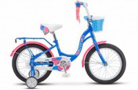 Детский велосипед Stels Jolly 16" V010 голубой розовый 2022 - магазин СпортДоставка. Спортивные товары интернет магазин в Каменск-Уральском 