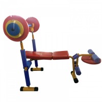 Силовой тренажер детский скамья для жима DFC VT-2400 для детей дошкольного возраста s-dostavka - магазин СпортДоставка. Спортивные товары интернет магазин в Каменск-Уральском 