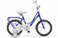 Детский велосипед Stels Wind 16" Z020 синий 2022 - магазин СпортДоставка. Спортивные товары интернет магазин в Каменск-Уральском 
