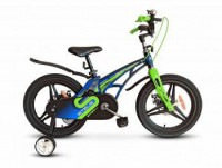 Детский велосипед Stels Galaxy Pro 16" V010 зеленый 2022 - магазин СпортДоставка. Спортивные товары интернет магазин в Каменск-Уральском 