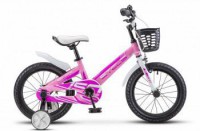 Детский велосипед Stels Pilot-150 16" V010 розовый 2022 - магазин СпортДоставка. Спортивные товары интернет магазин в Каменск-Уральском 