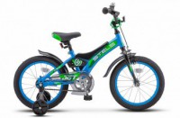 Детский велосипед Stels Jet 16" Z010 синий черный  2022 - магазин СпортДоставка. Спортивные товары интернет магазин в Каменск-Уральском 