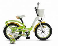 Детский велосипед Stels Pilot-190 16" V030 Зелёный жёлтый белый 2022 - магазин СпортДоставка. Спортивные товары интернет магазин в Каменск-Уральском 